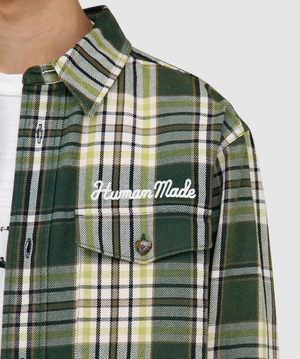 Human Made Check shirt | GREEN | SEVENSTORE