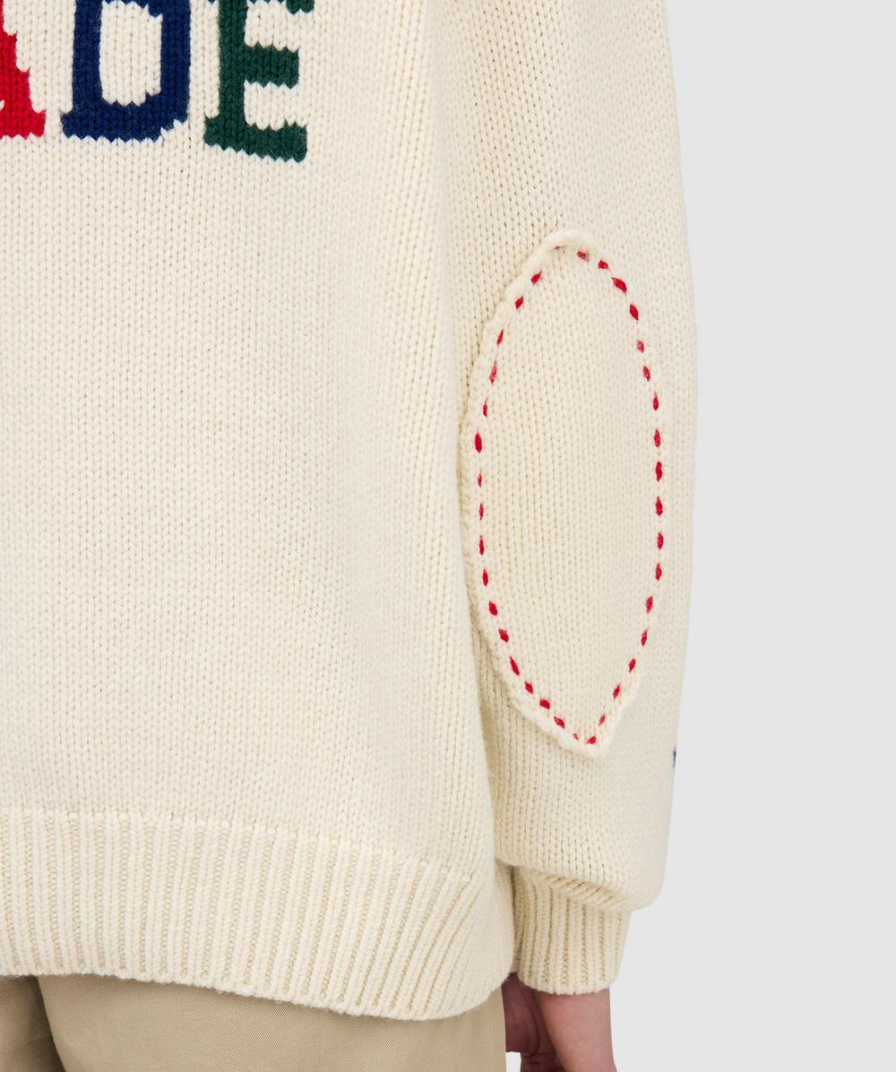 Human Made Low gauge knit sweater | WHITE | SEVENSTORE