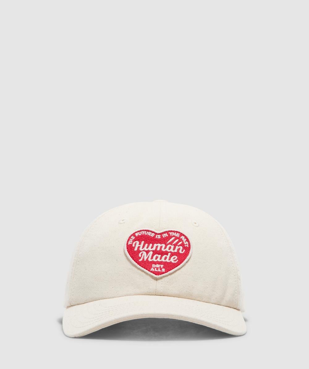 Human Made 6 Panel Twill Cap In White