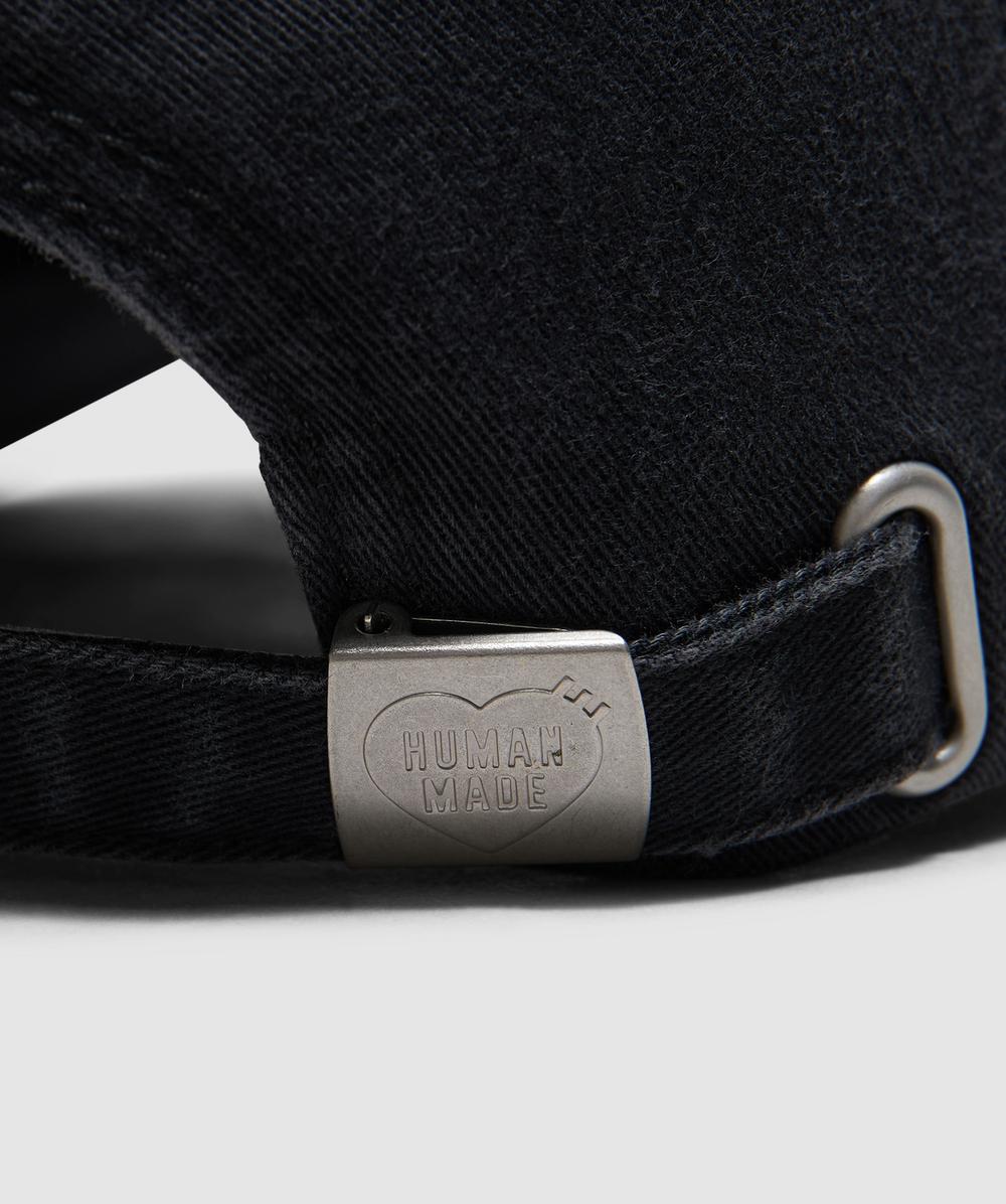 Human Made 6 panel twill cap | BLACK/BLACK | SEVENSTORE