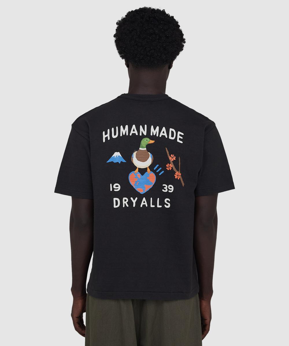 Human Made Duck On Top Of The World T-shirt In Black