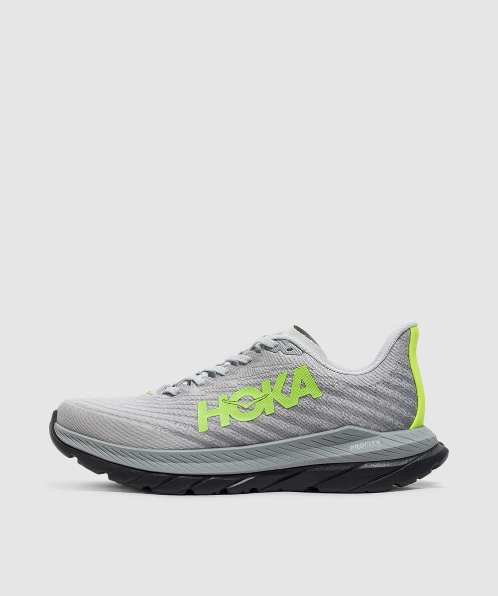 Hoka Mach 5 Sneaker In Gray