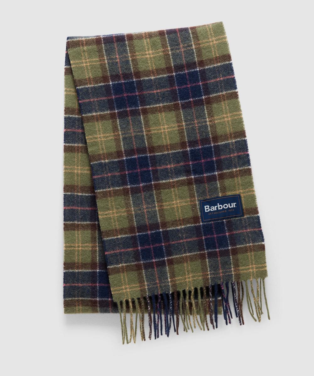 Barbour Tartan Lambswool Scarf (Classic - One Size) - Size ONE SIZE, Unisex