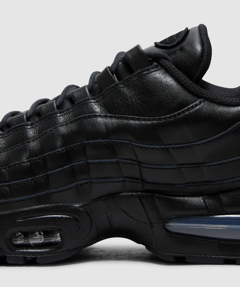 Nike Air Max 95 Big Bubble 'Triple Black Leather' QS sneaker