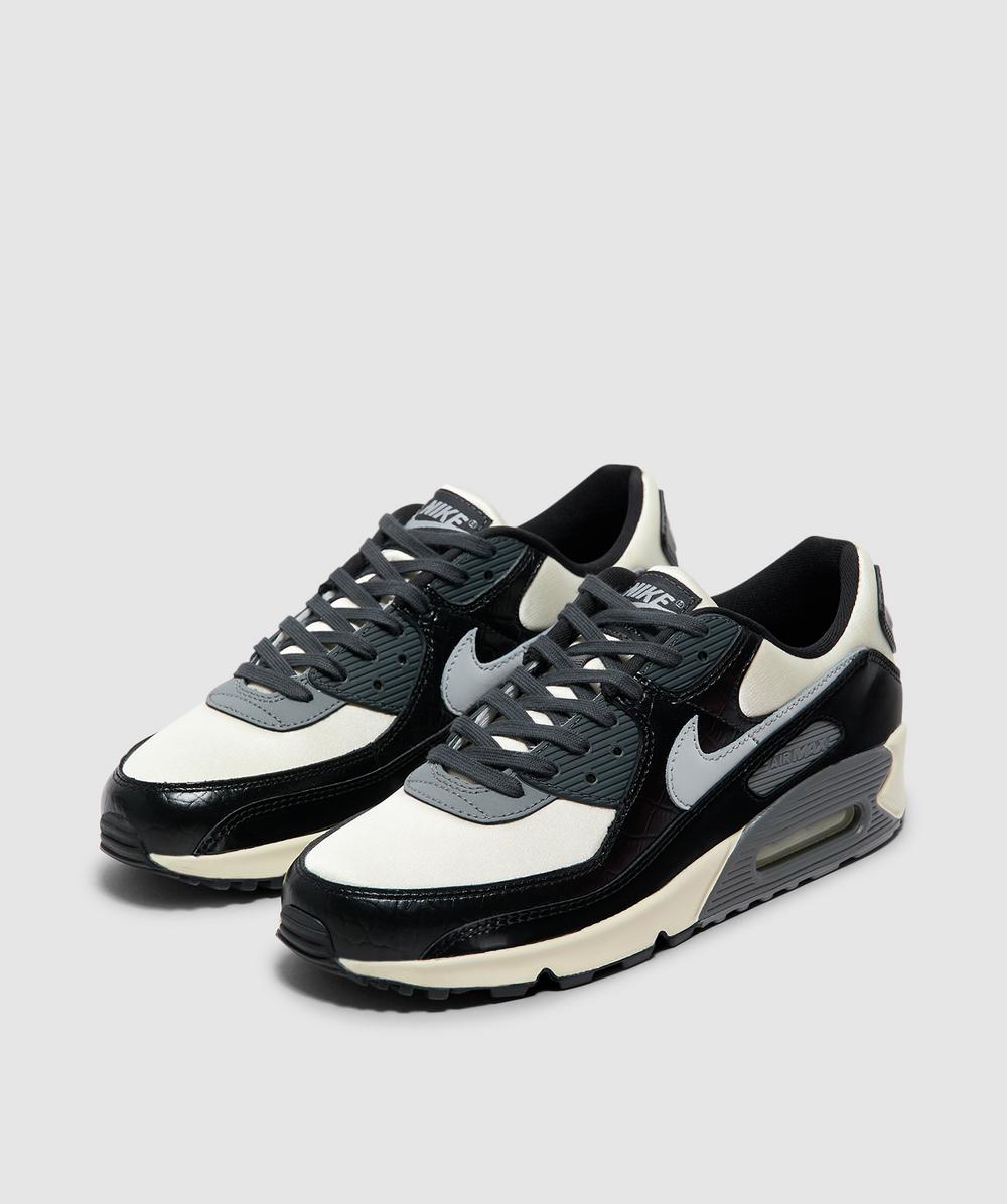 black and gray air max 90