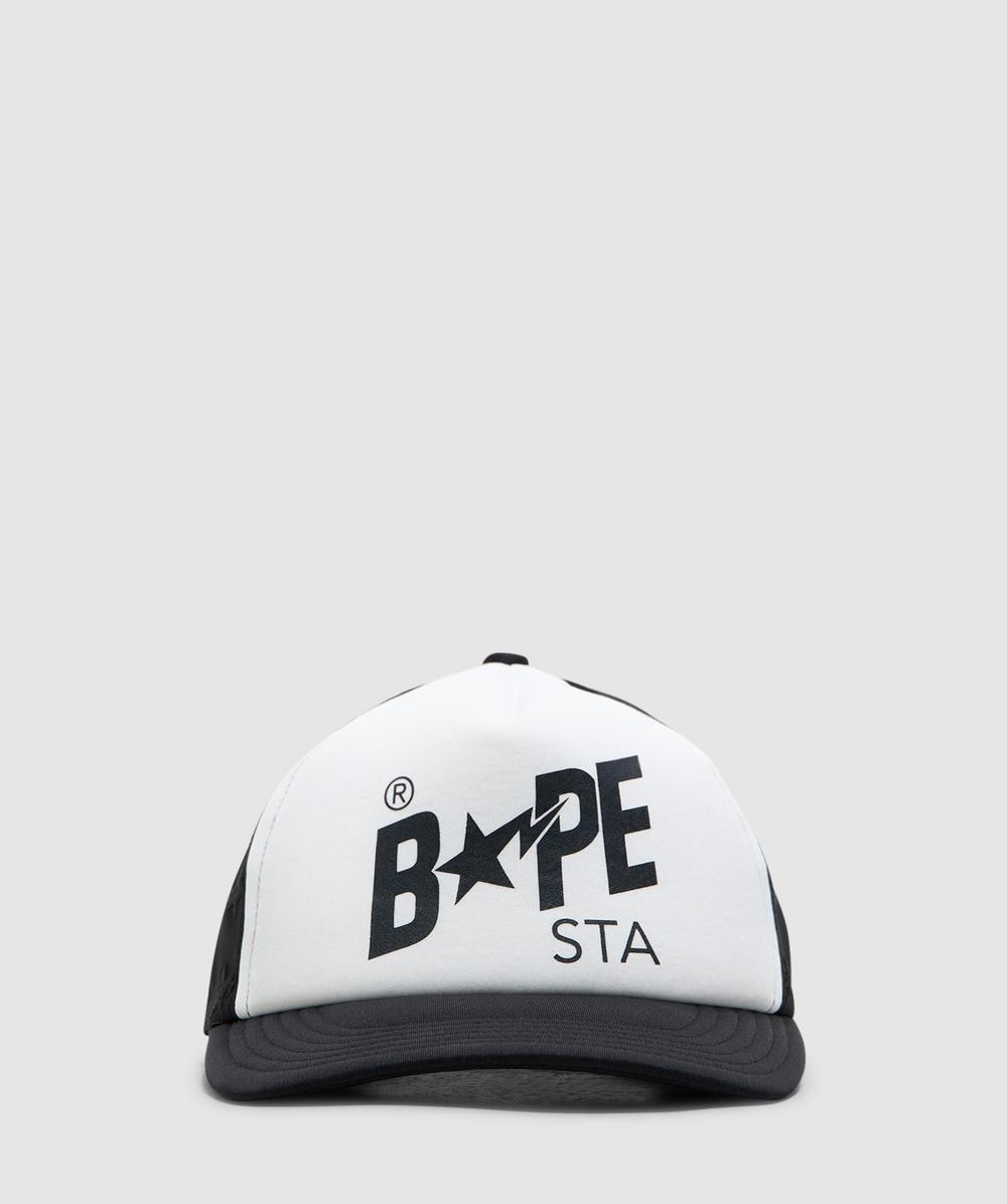 Bape - A Bathing Ape Sta Mesh Cap In White