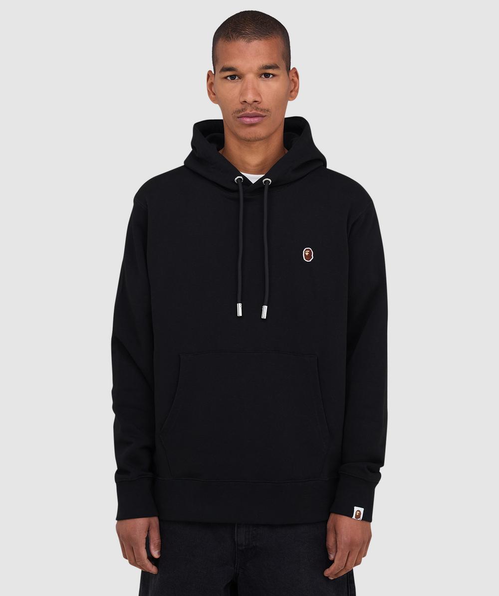 Bape - A Bathing Ape One Point Pullover Hoodie In Black