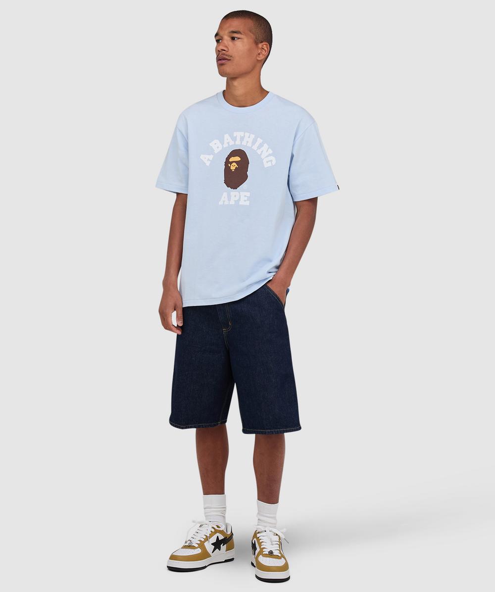 BAPE - A Bathing Ape 1st camo college t-shirt | SAX | SEVENSTORE