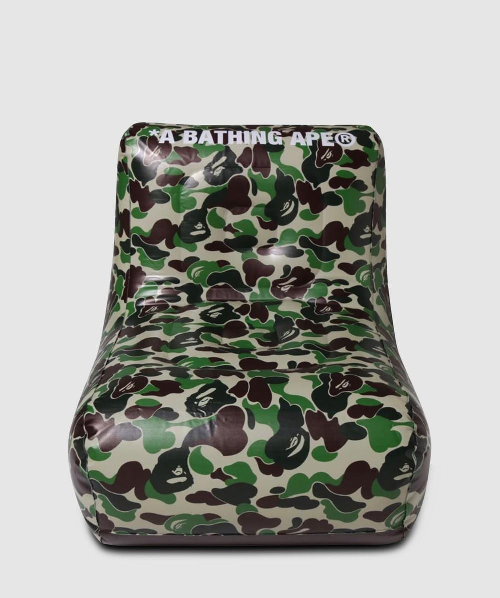 Bape - A Bathing Ape Unisex Green Abc Camo Inflatable Chair ( - One Size) - Size One Size
