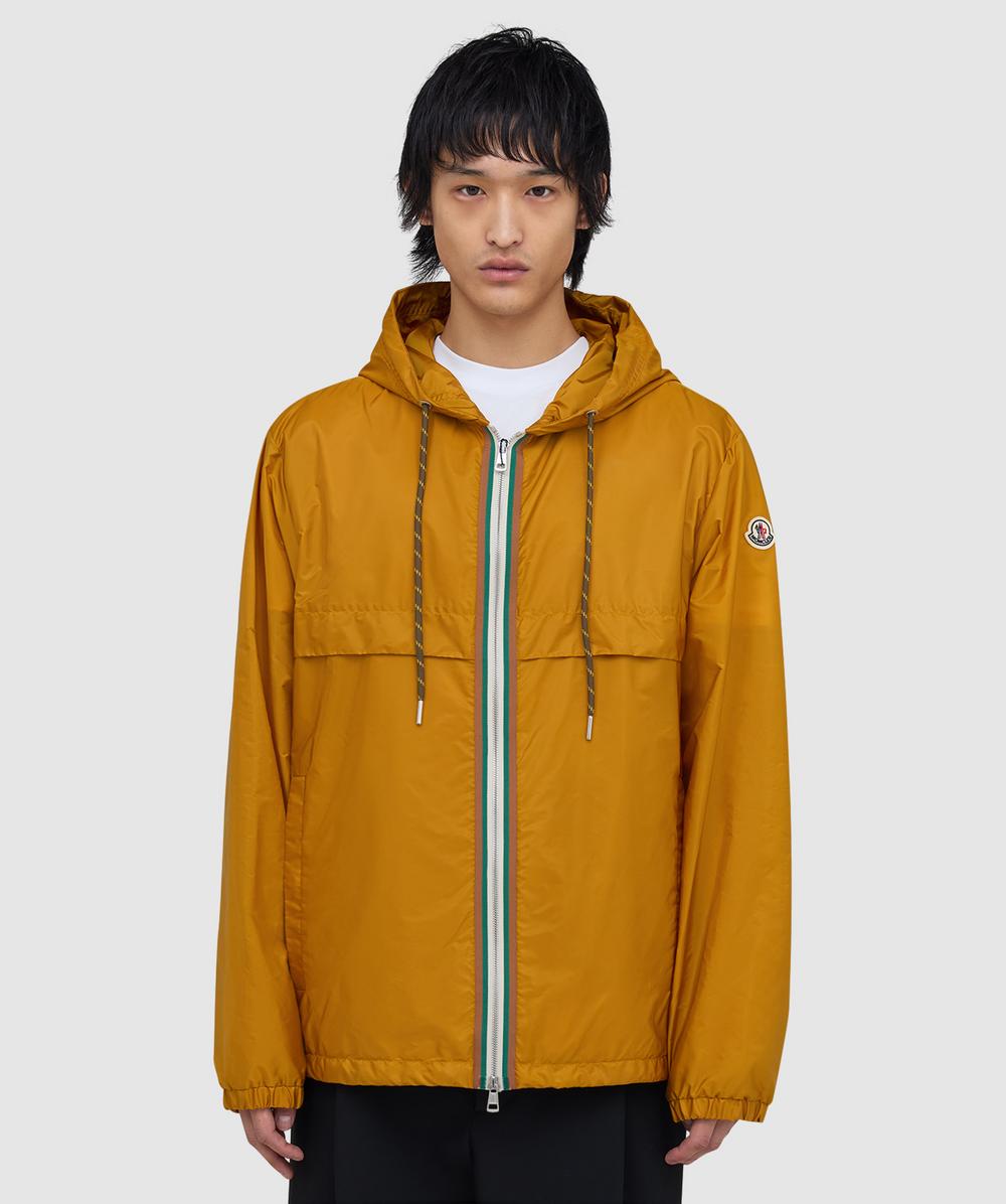 Moncler Nidge Zip Trim Shell Jacket (Yellow - 3) - Size 3, Male