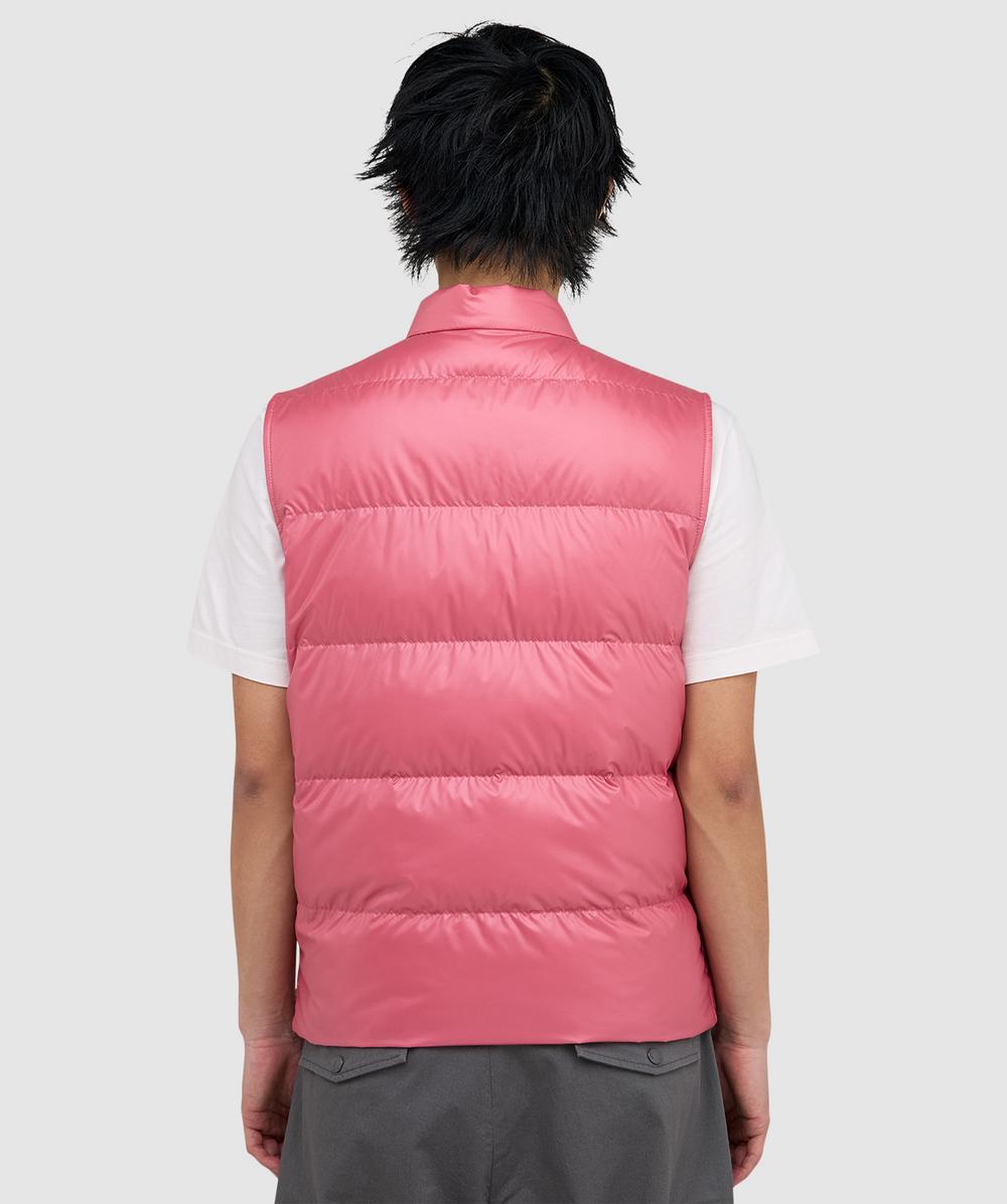 Moncler Restigo down gilet | PINK | SEVENSTORE