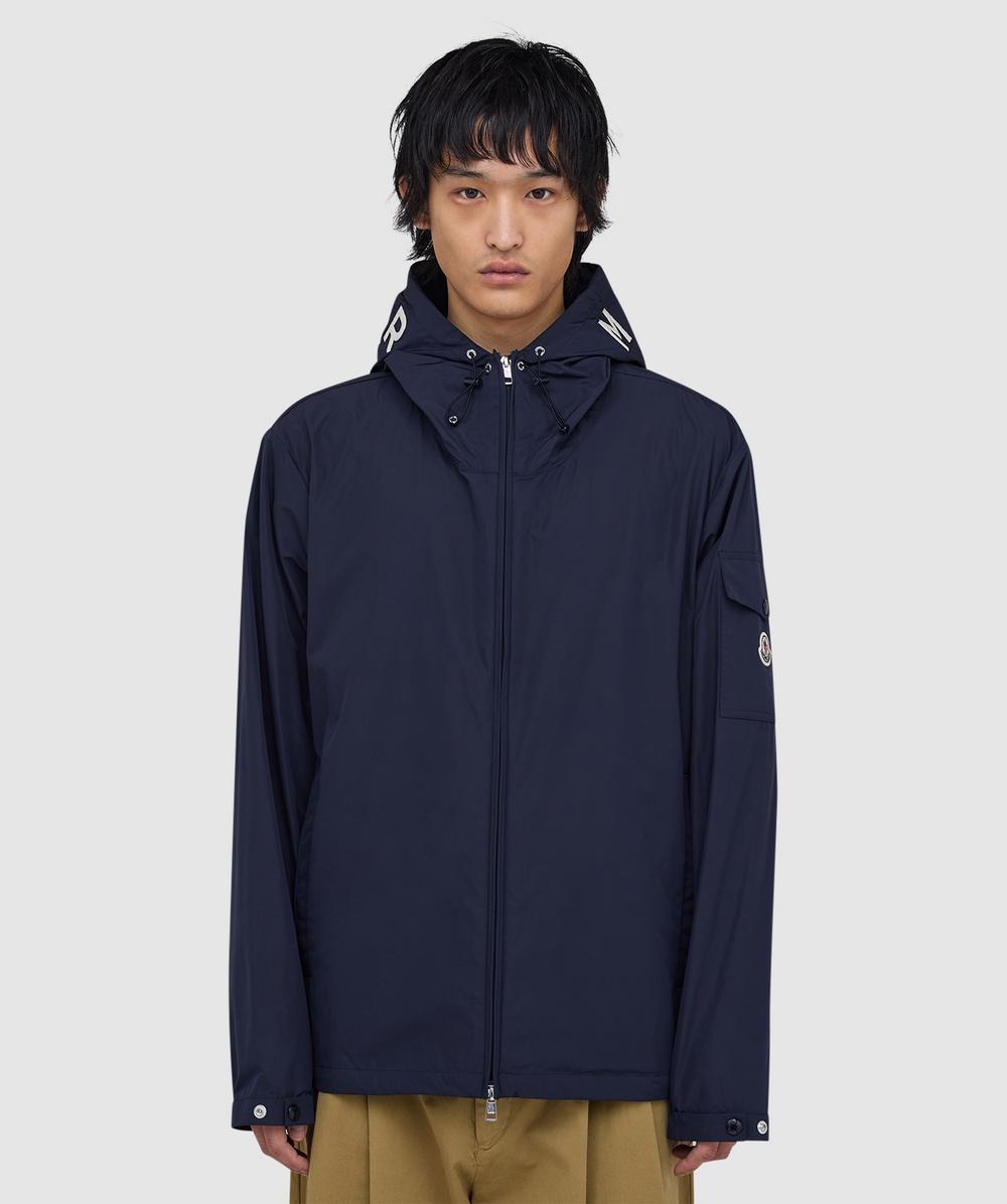 Moncler Sassiere Windbreaker Jacket (Navy - 5) - Size 5, Male