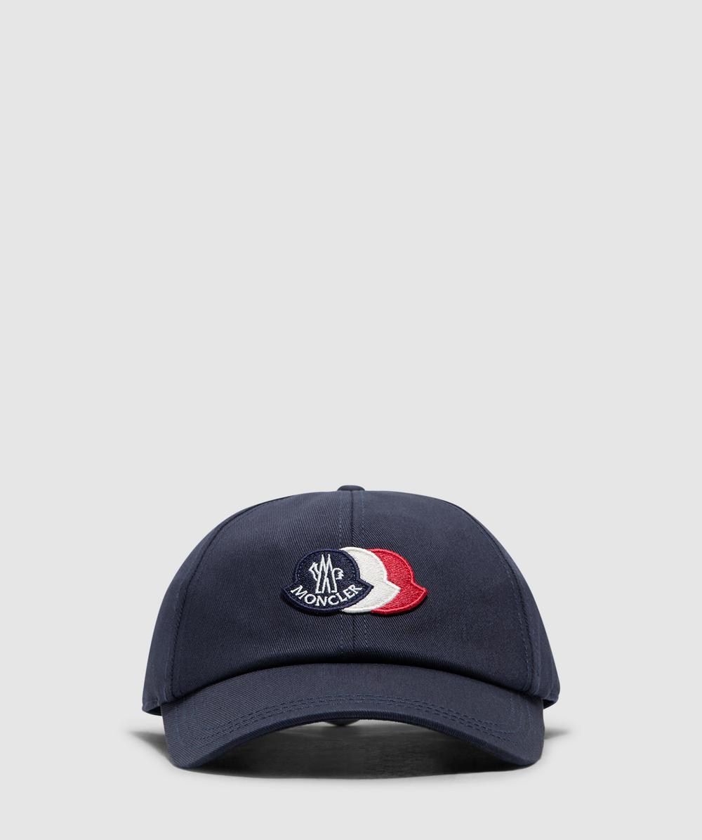 Moncler Tri logo baseball cap | NAVY | SEVENSTORE