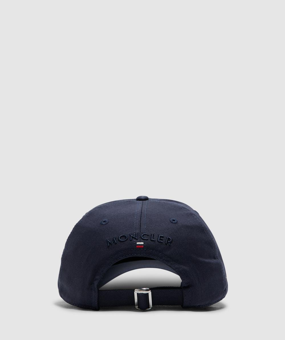 Moncler Tri logo baseball cap | NAVY | SEVENSTORE
