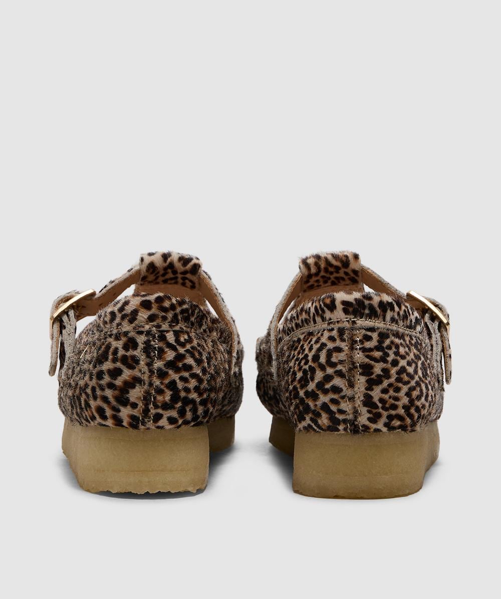 Clarks Originals Wallabee t-bar shoe | LEOPARD PRINT | SEVENSTORE