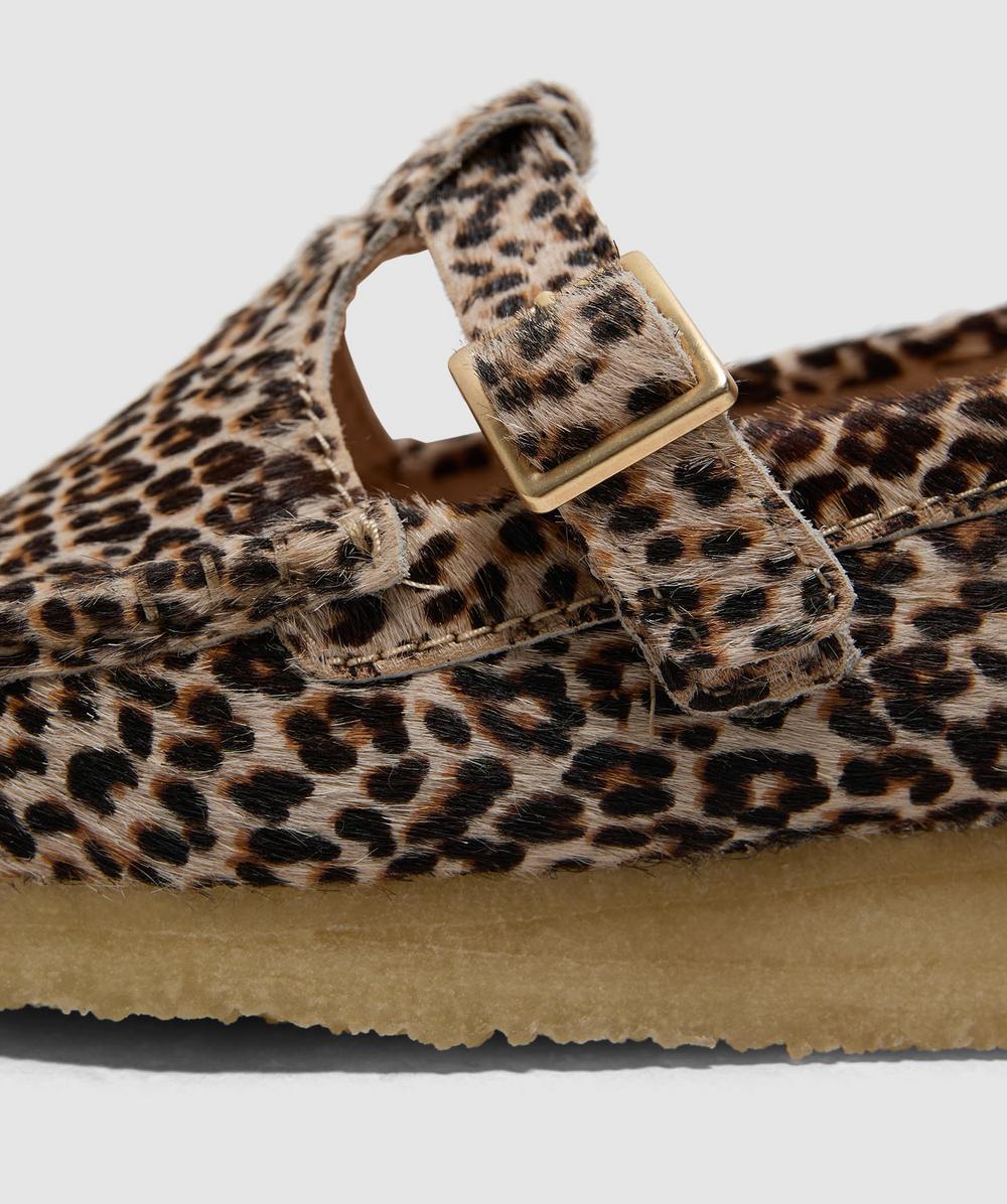 Clarks Originals Wallabee t-bar shoe | LEOPARD PRINT | SEVENSTORE