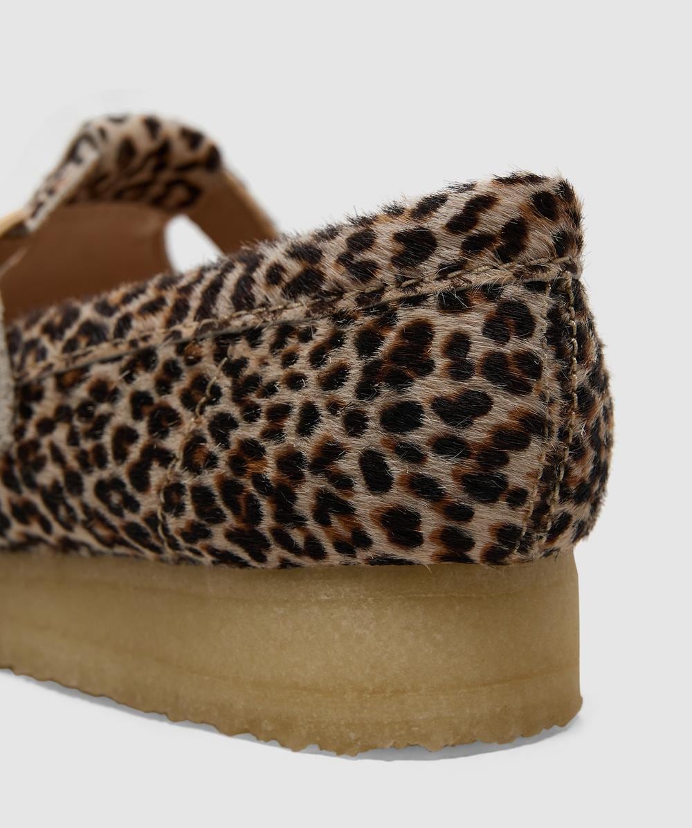 Clarks Originals Wallabee t-bar shoe | LEOPARD PRINT | SEVENSTORE