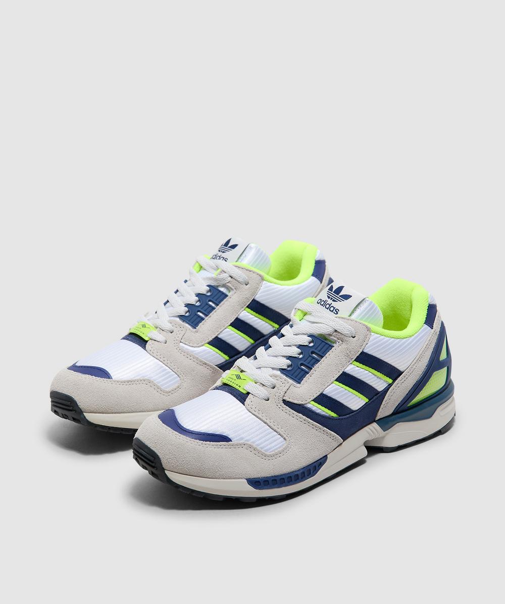 adidas ZX 8000 sneaker | FTWR WHITE/DARK BLUE/GREY ONE | SEVENSTORE