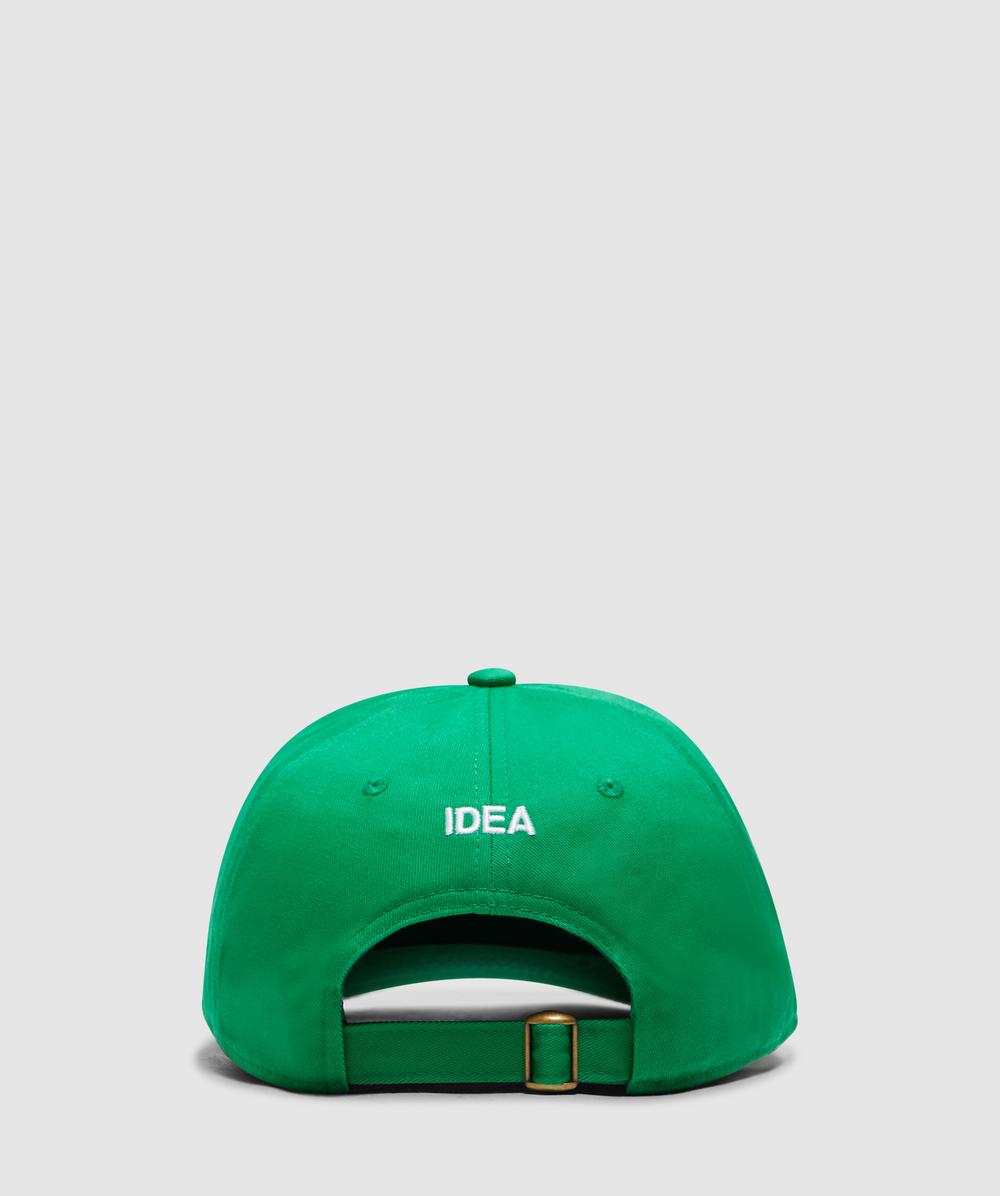 Idea Courtside cap | GREEN + WHITE EMBROIDERY | SEVENSTORE