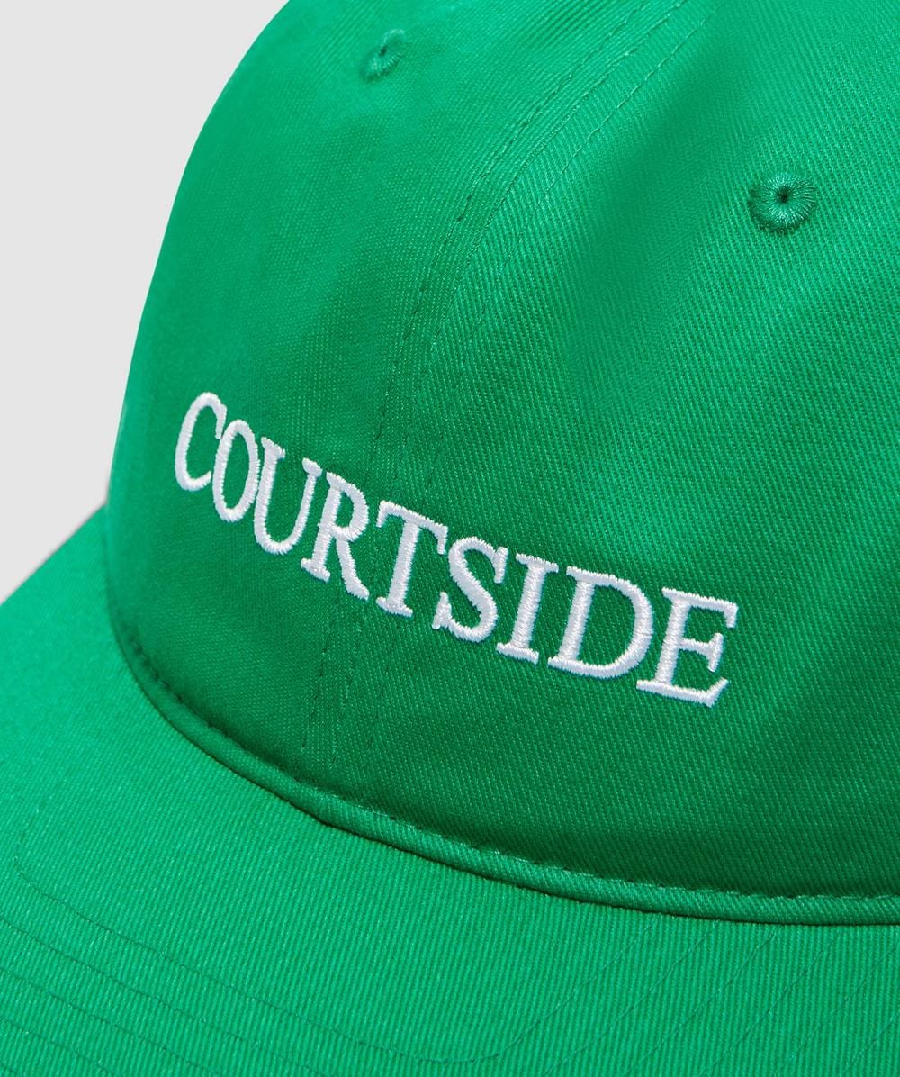 Idea Courtside cap | GREEN + WHITE EMBROIDERY | SEVENSTORE