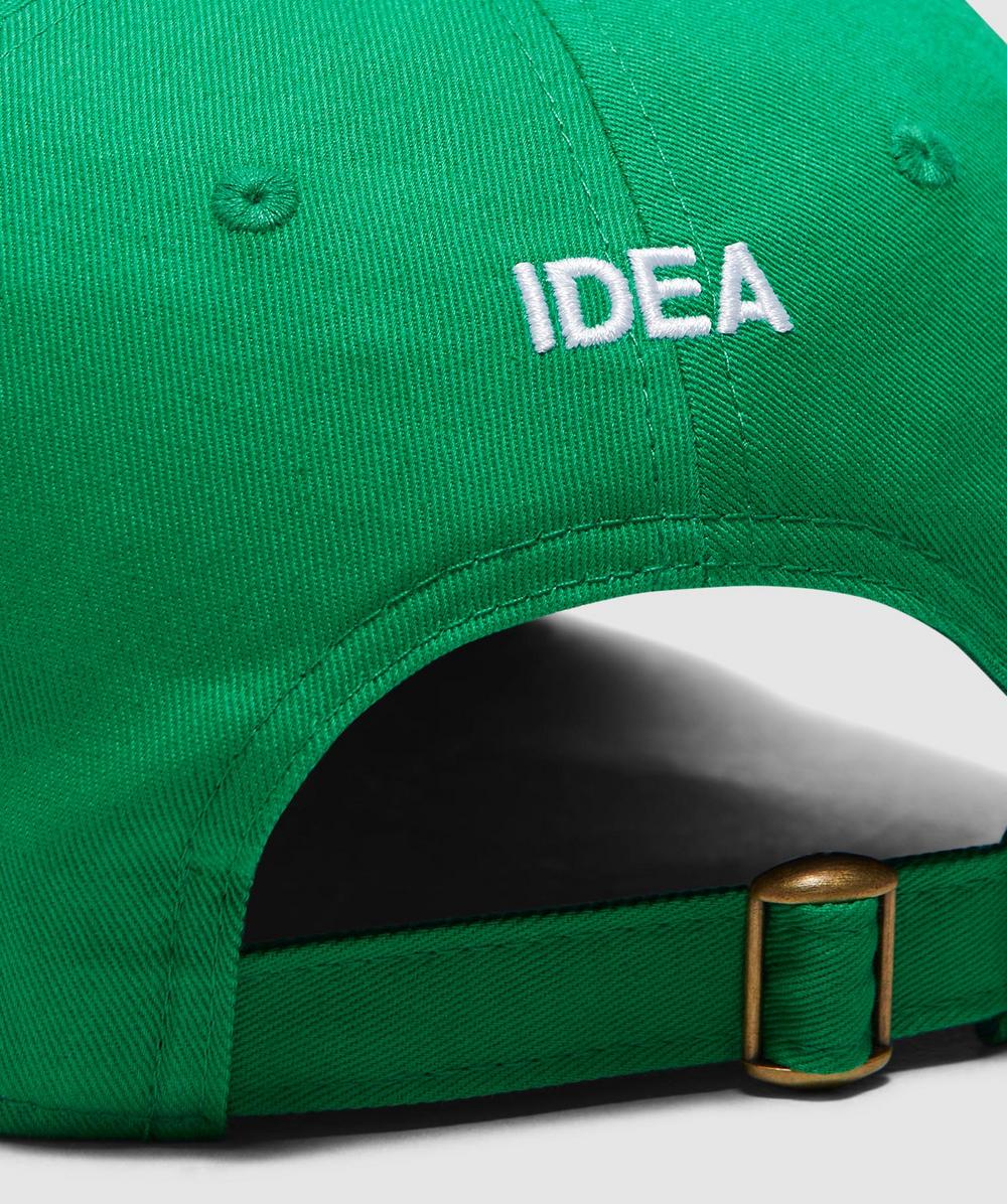 Idea Courtside cap | GREEN + WHITE EMBROIDERY | SEVENSTORE