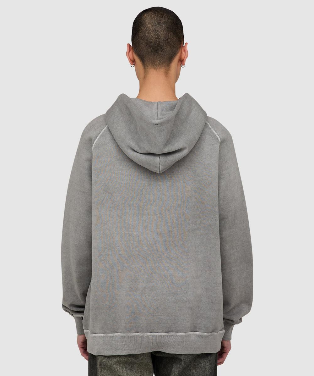 Neighborhood Pigment dyed sweat hoodie | GREY | SEVENSTORE