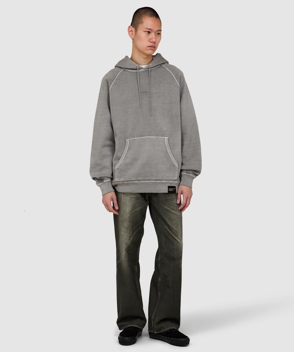 Neighborhood Pigment dyed sweat hoodie | GREY | SEVENSTORE