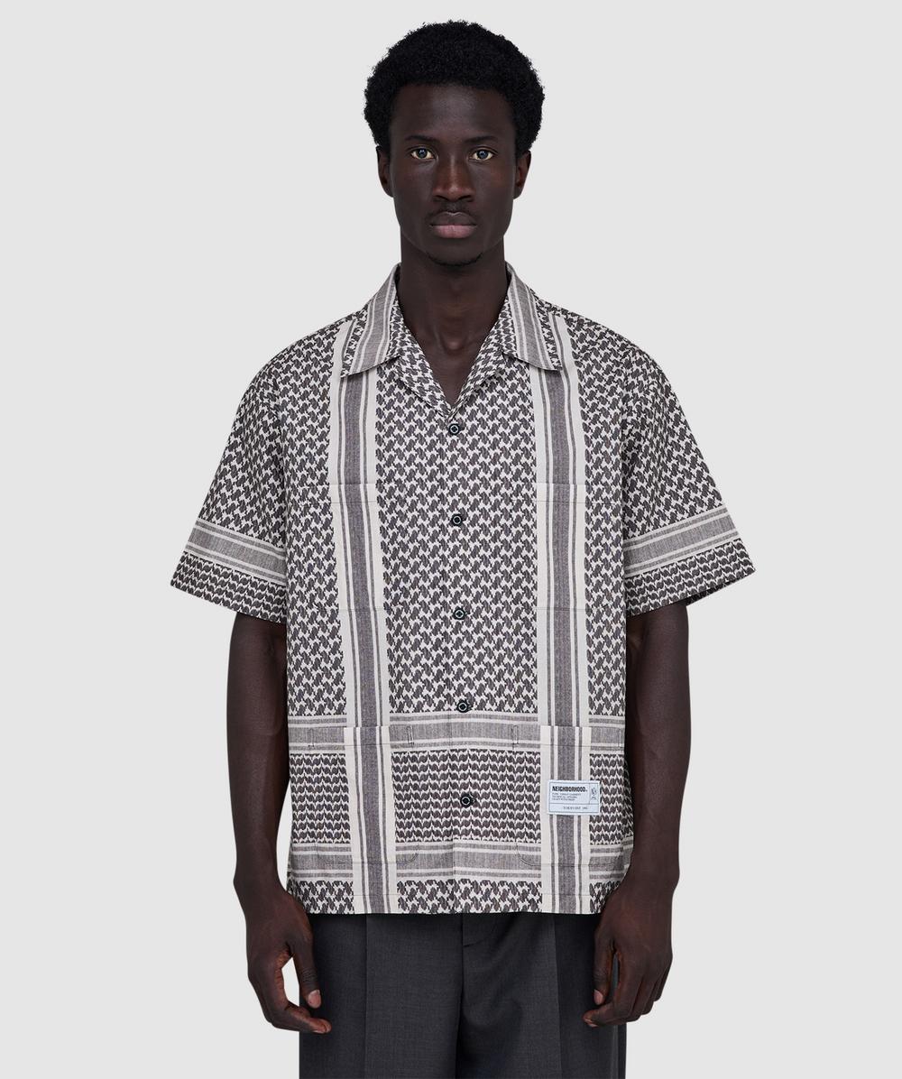 Neighborhood Shemagh pattern shirt | BLACK | SEVENSTORE