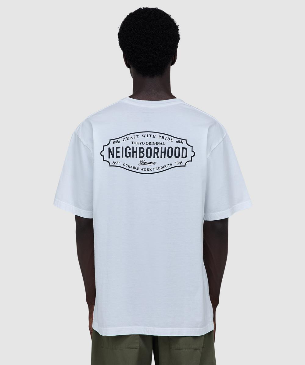 Neighborhood Nh. Tee Ss-1 T-shirt In White