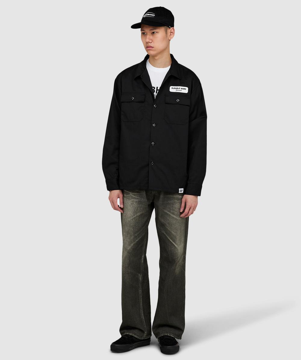 Neighborhood Classic work LS-1 shirt | BLACK | SEVENSTORE