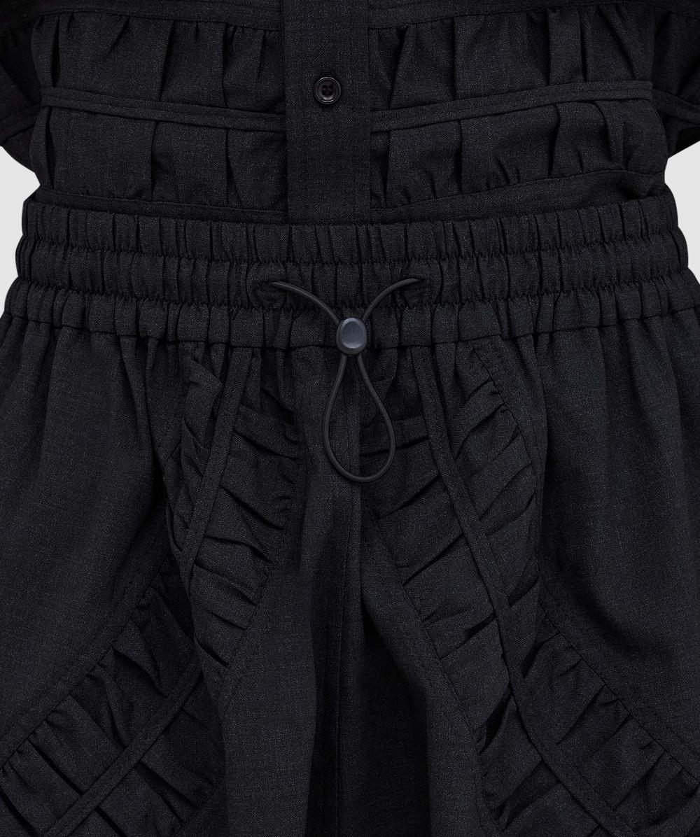 Sage Nation Fossil wool short | CHARCOAL | SEVENSTORE