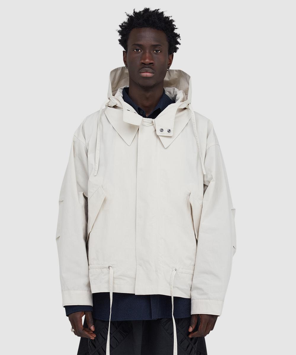 Sage Nation Aviemore Parka Jacket In White