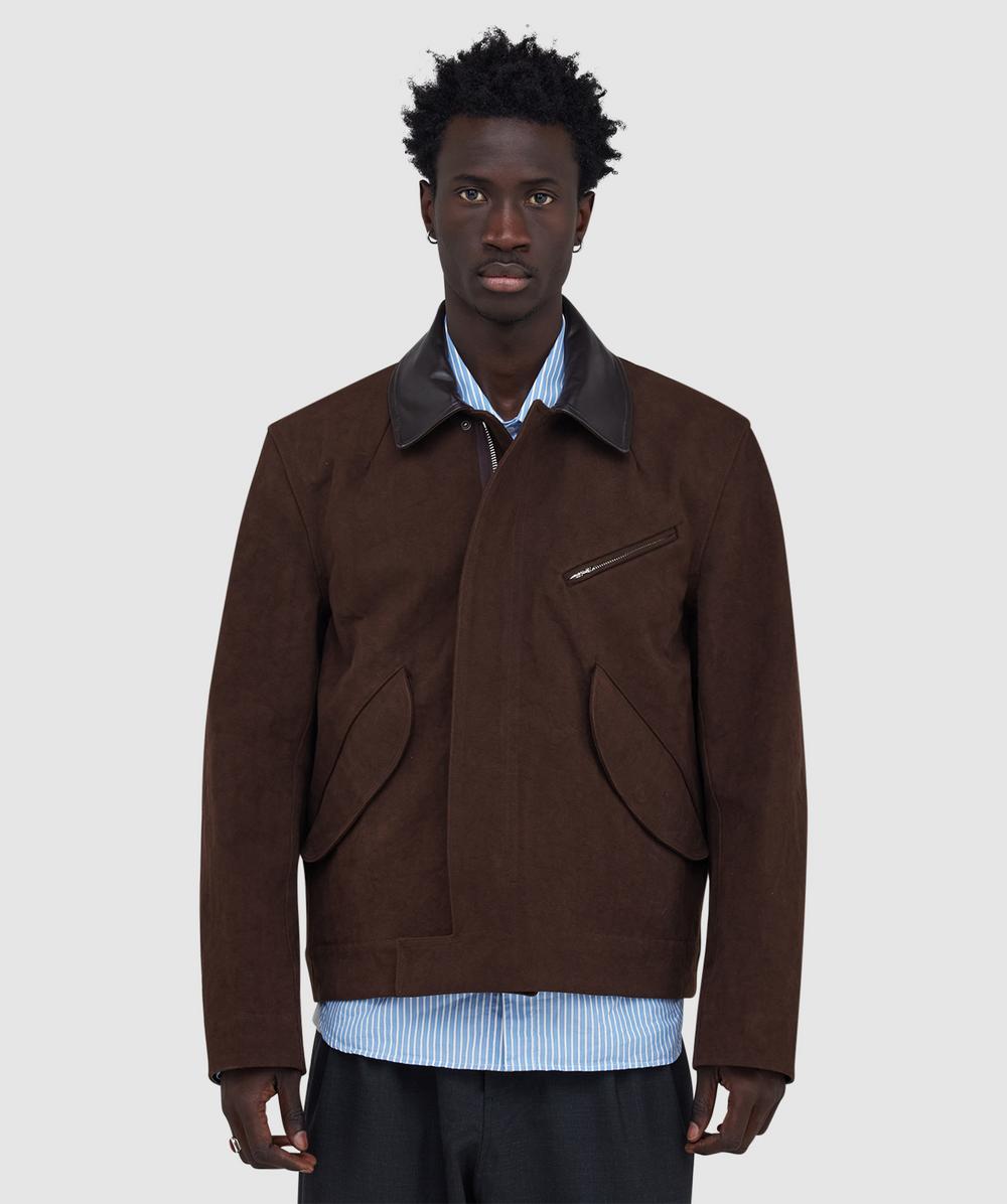 Sage Nation Painter Jacket In Brown