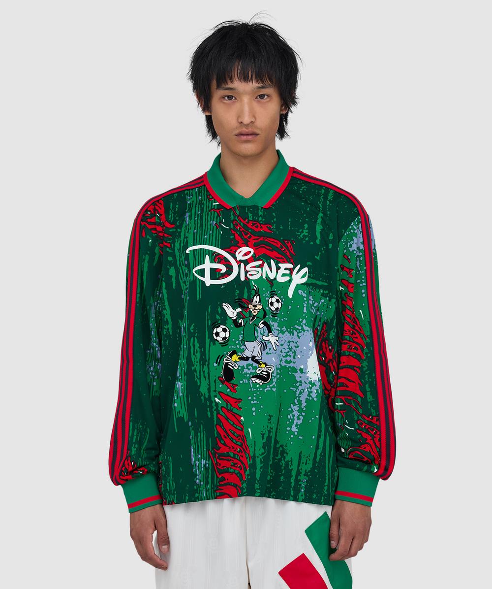 adidas x Brain Dead x Disney long sleeve jersey shirt | RED/BOLD