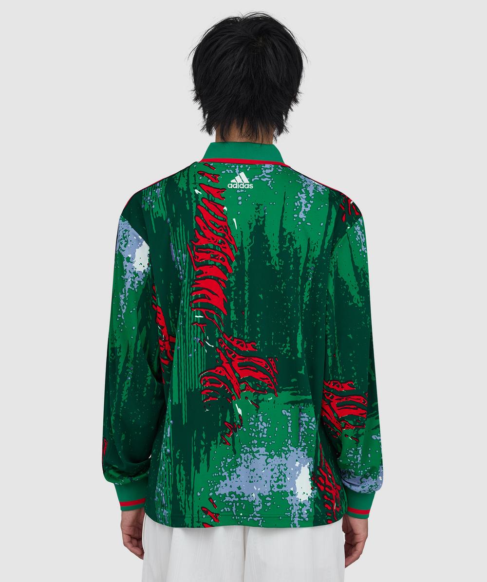 adidas x Brain Dead x Disney long sleeve jersey shirt | RED/BOLD