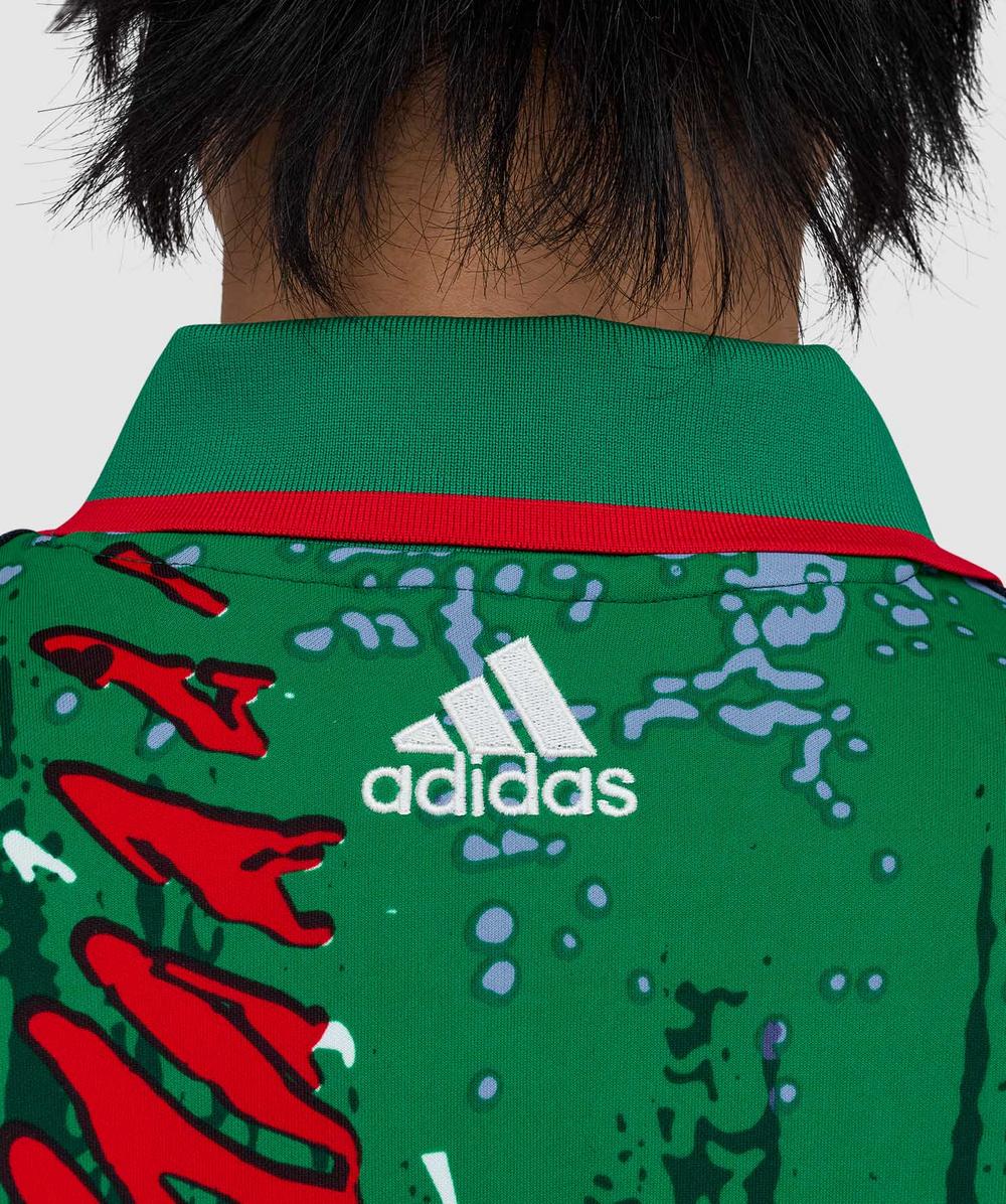 adidas x Brain Dead x Disney long sleeve jersey shirt | RED/BOLD