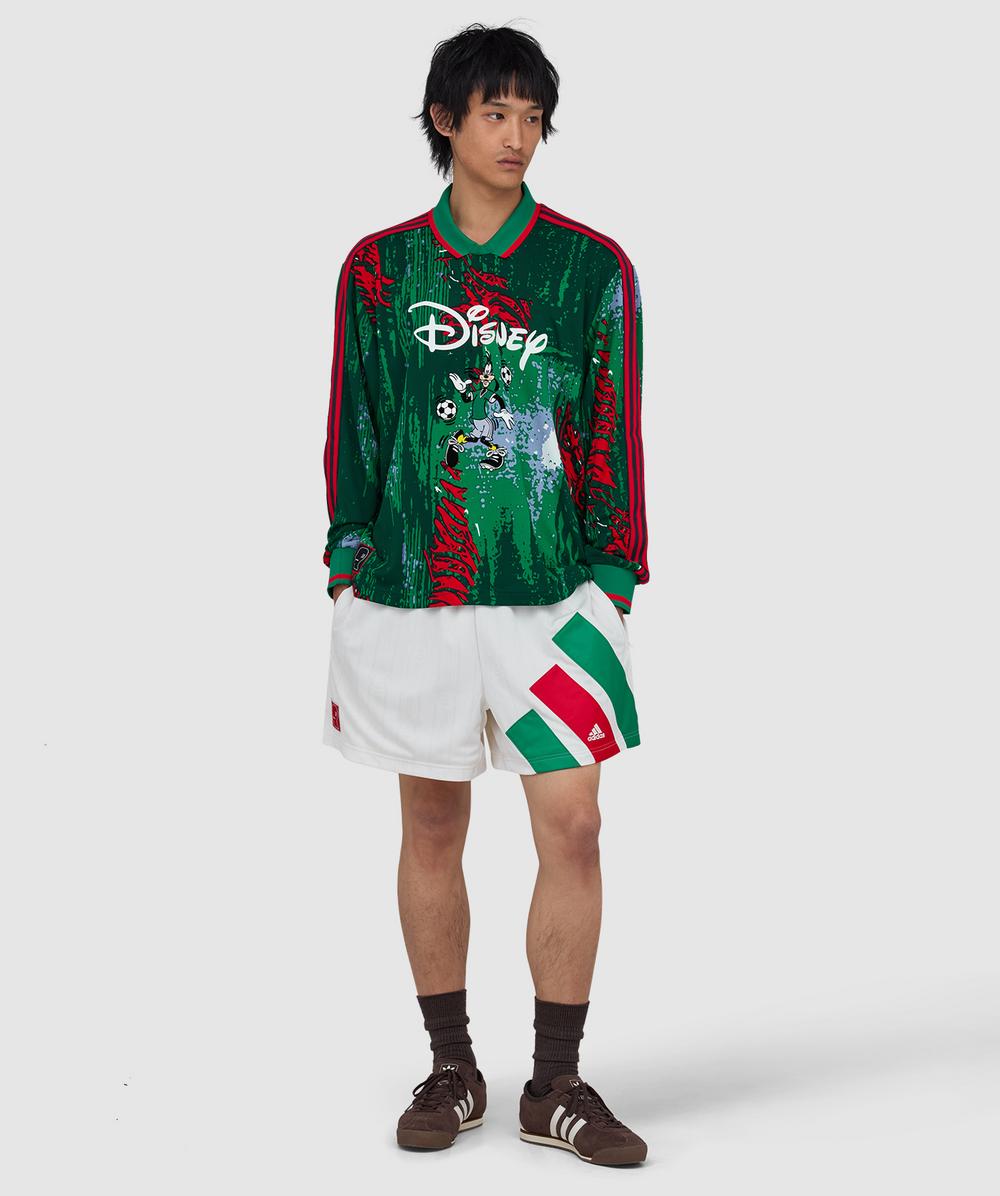 adidas x Brain Dead x Disney long sleeve jersey shirt | RED/BOLD