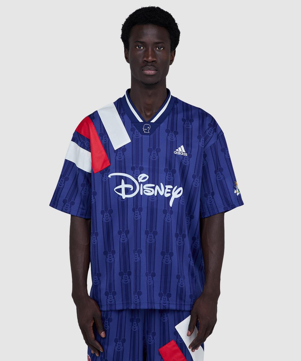 adidas x Brain Dead x Disney football jersey shirt | VICTORY BLUE