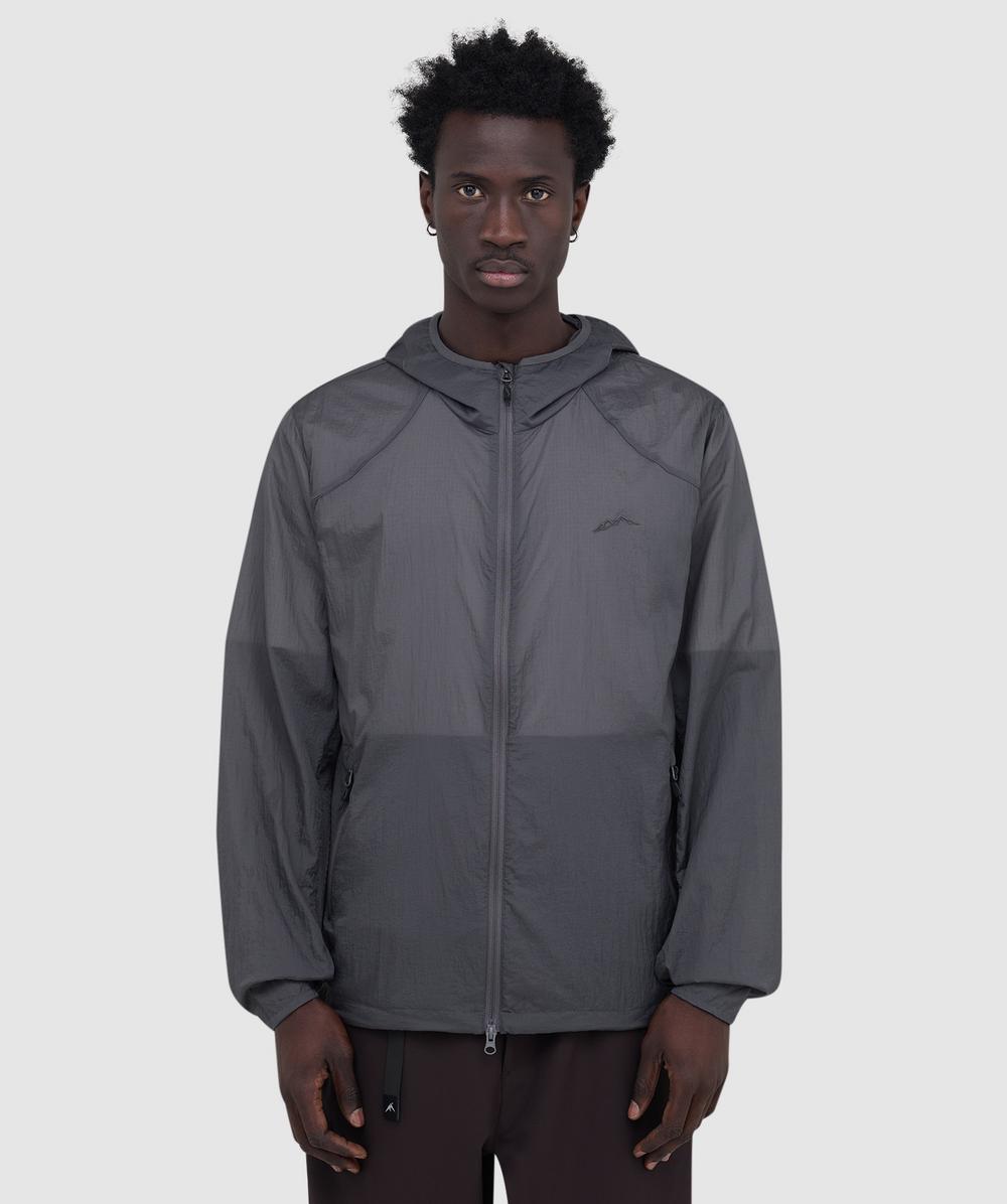 Mellow Clo Exhale Jacket In Gray