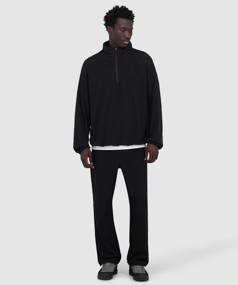 Mellow Clo Summit half zip fleece jacket | BLACK | SEVENSTORE