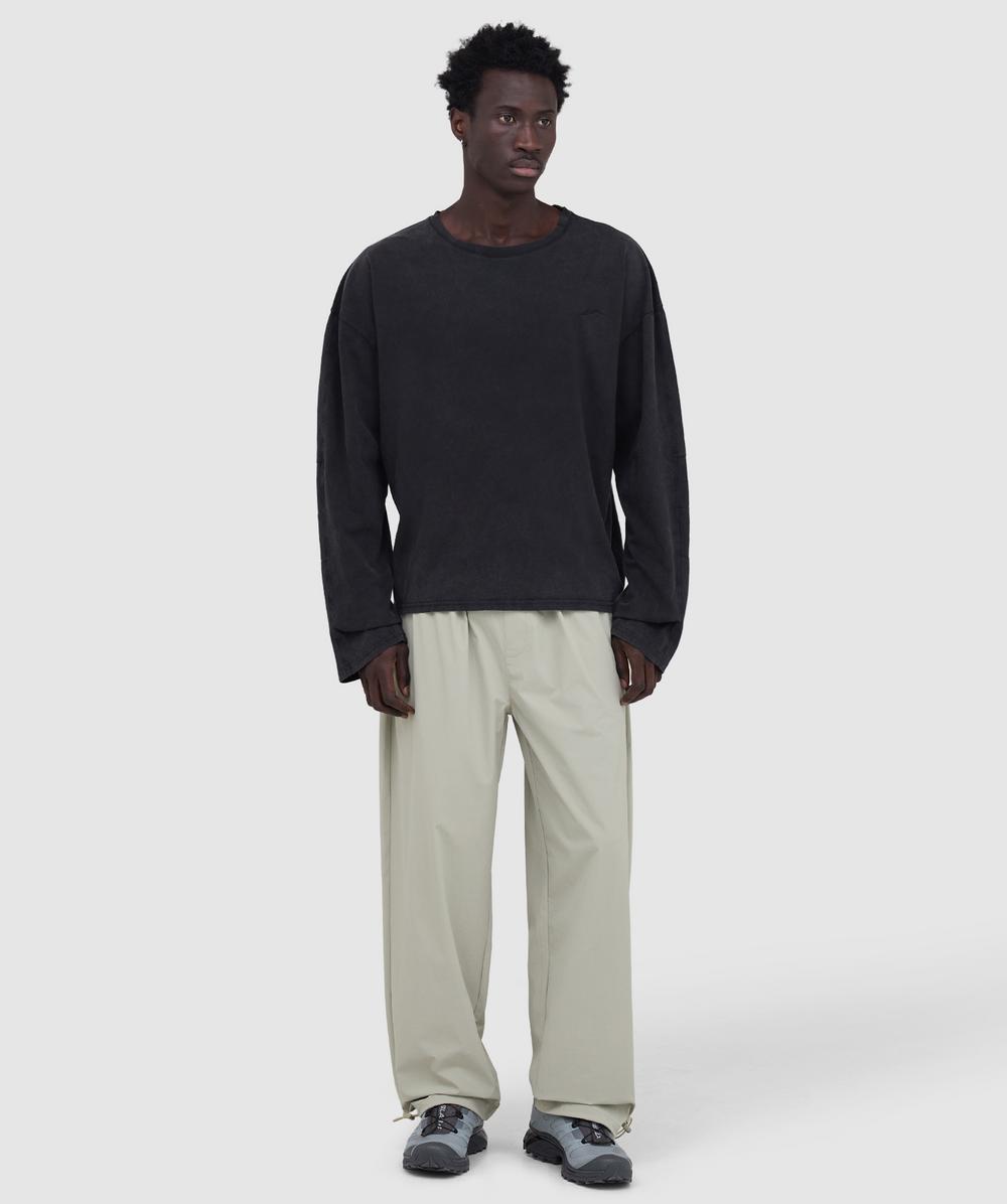 トップス Mellow Clo everyday long Tee Mellow Clo Everyday long sleeve t-shirt | WASHED BLACK | SEVENSTORE