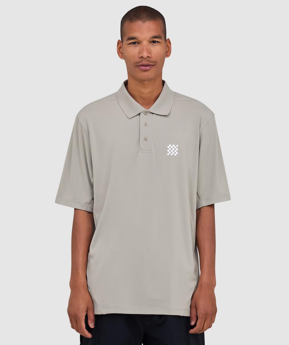 Manors Course Polo Shirt In Sand