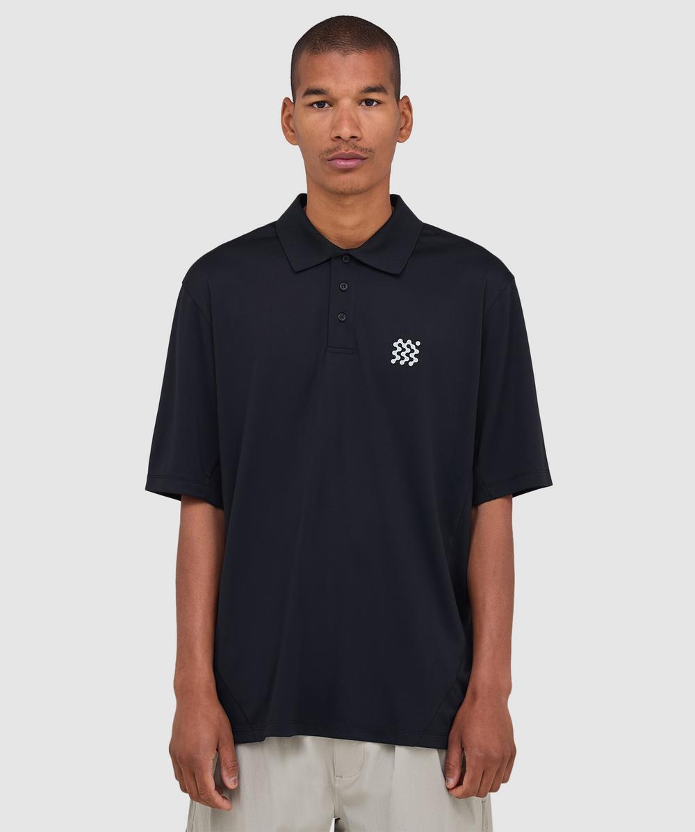 Manors Course Polo Shirt In Black