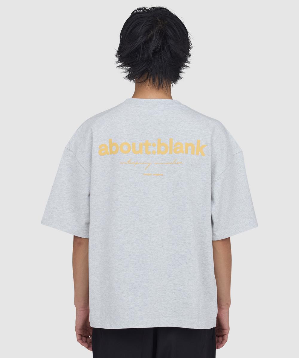 Aboutblank About:blank Box T-shirt In Gray