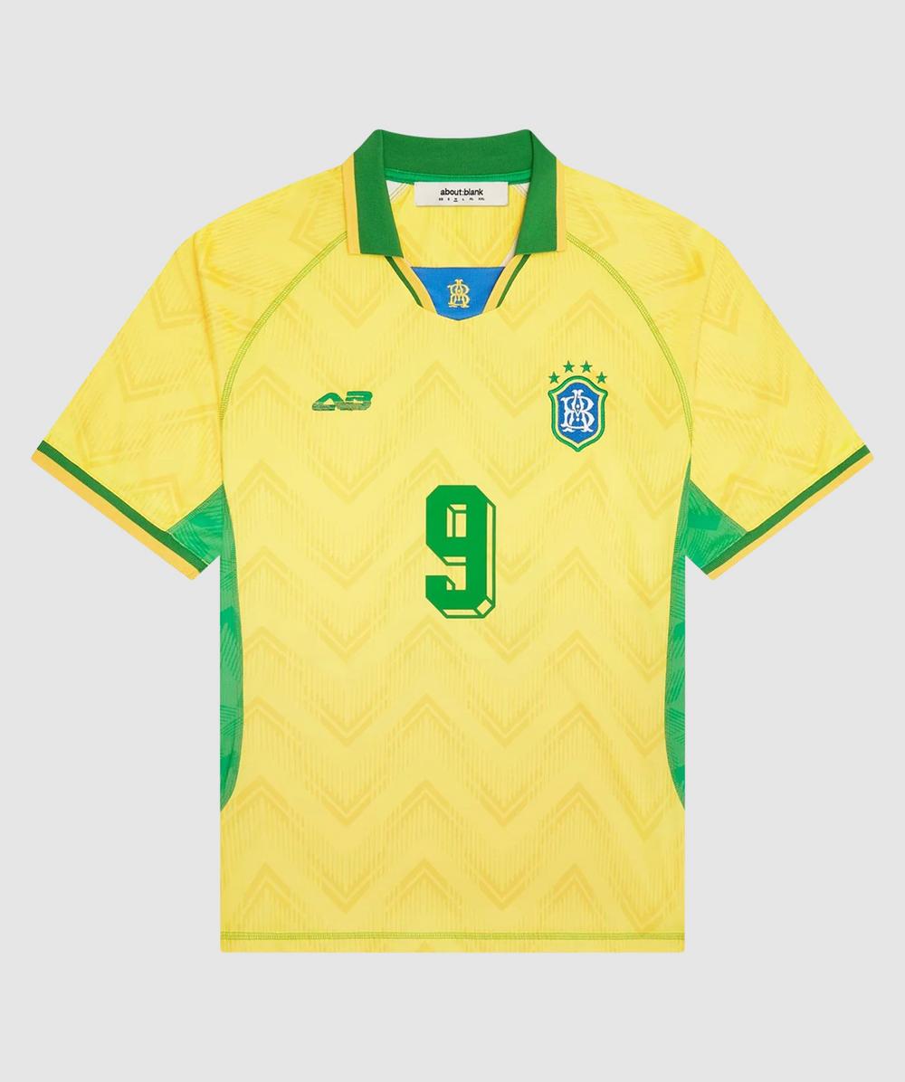 Aboutblank About:blank Football Jersey Shirt In Yellow