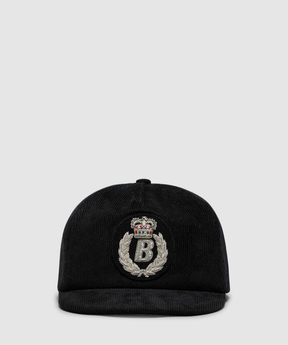 Buetti Pin Cord Patch Cap In Black