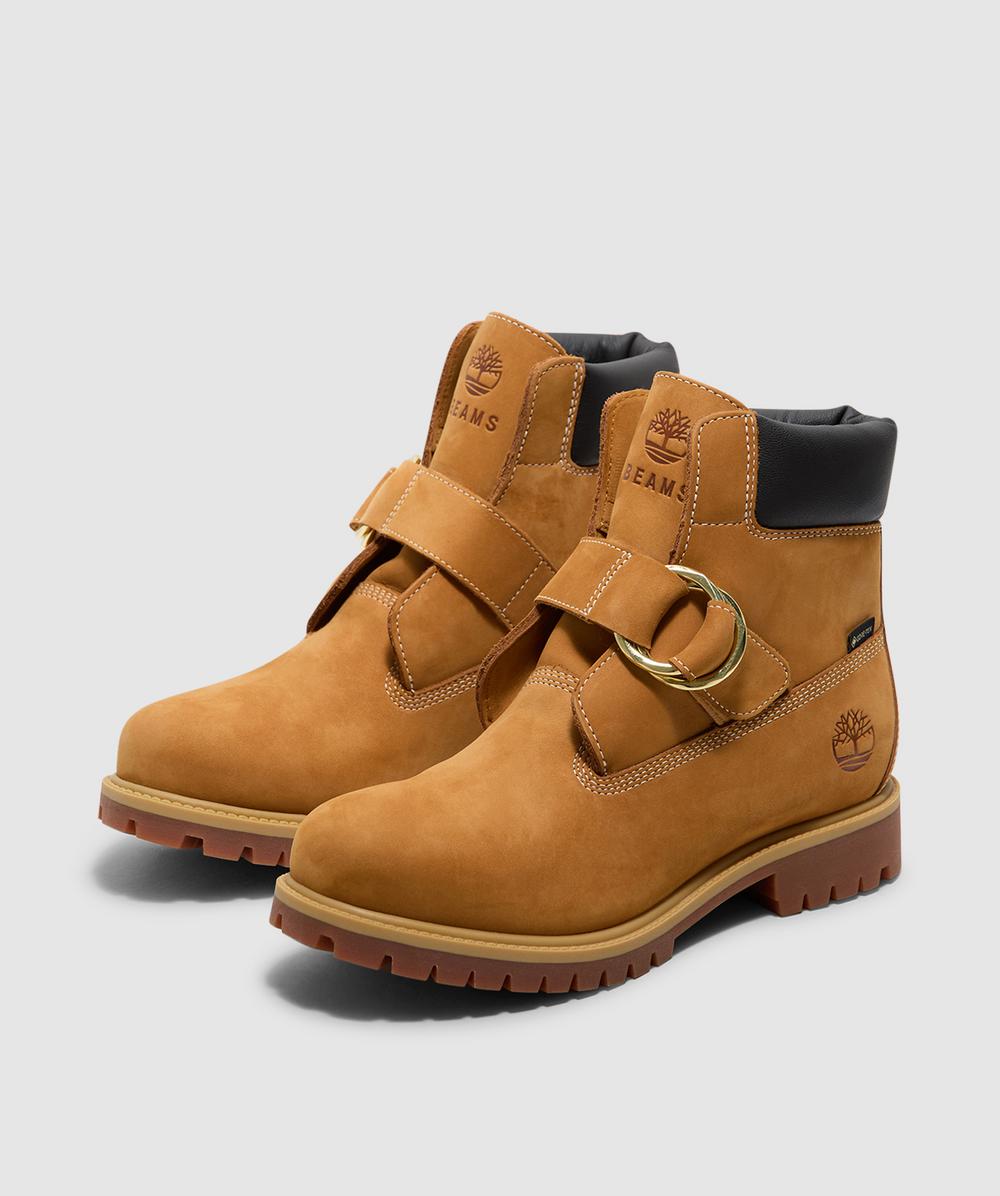 Timberland X Beams heritage mid buckle gore-tex boot | WHEAT