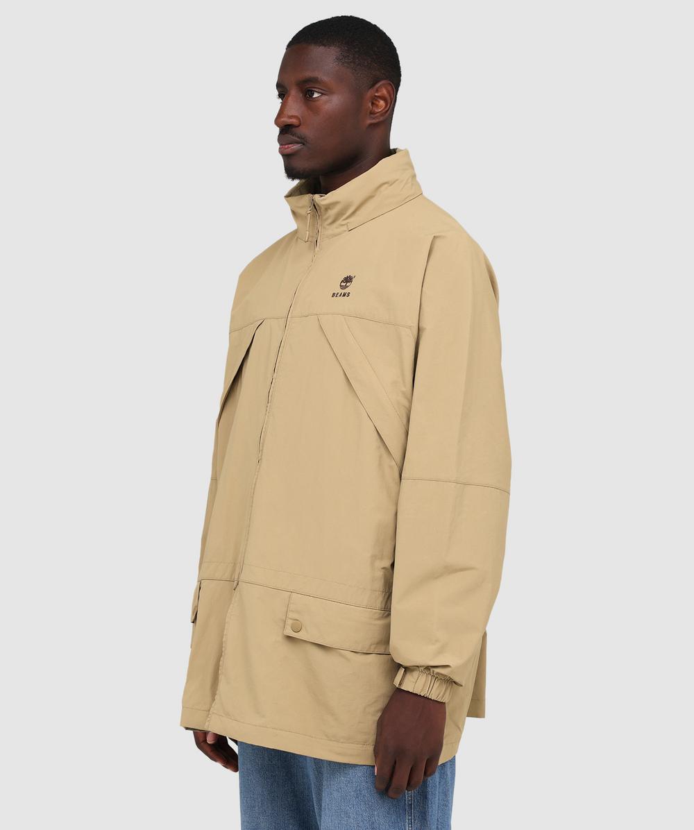 Timberland X Beams Nylon zip up convertible jacket | BRITISH KHAKI
