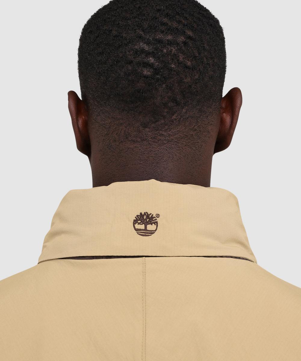 Timberland X Beams Nylon zip up convertible jacket | BRITISH KHAKI