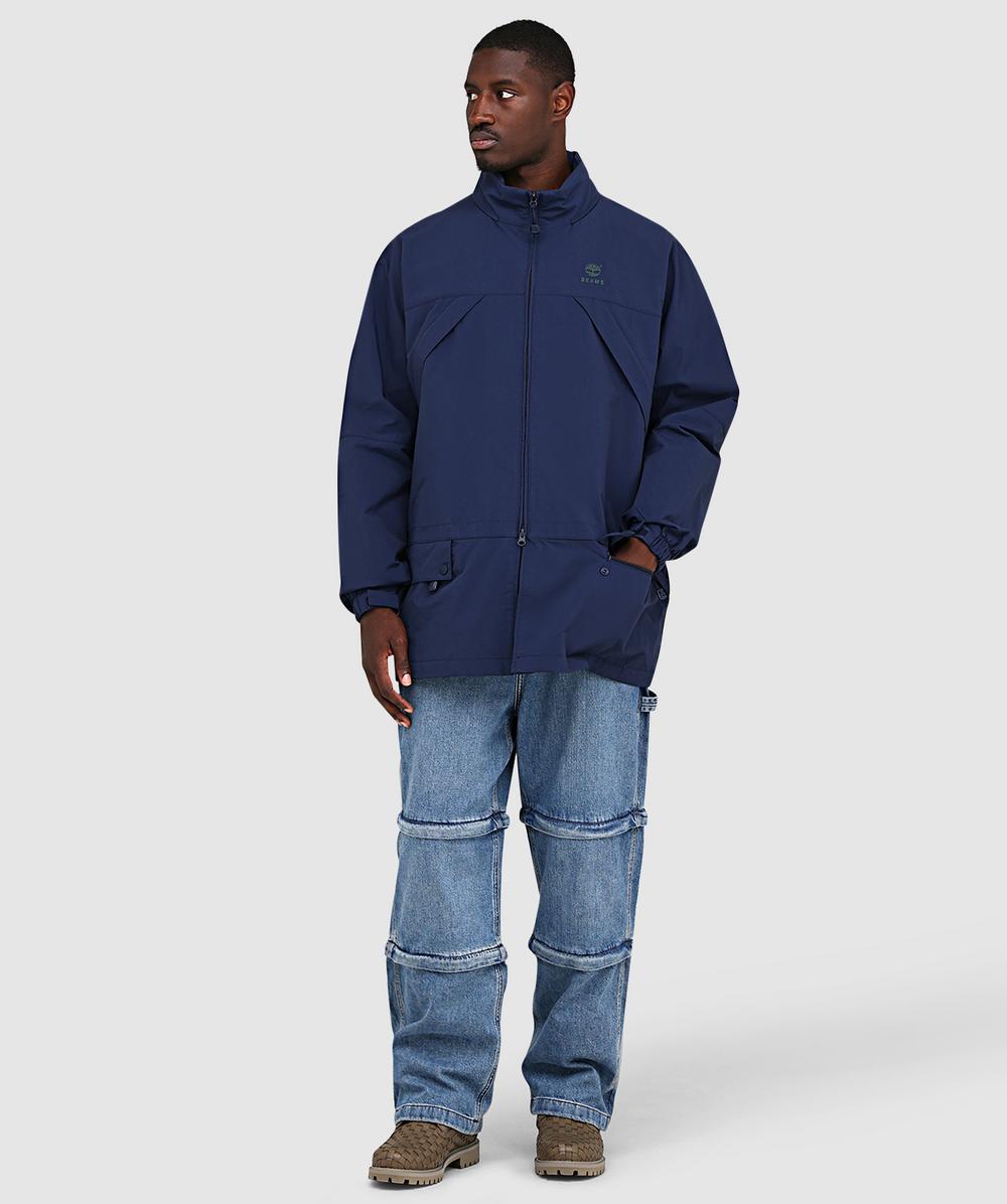 Timberland X Beams Nylon zip up convertible jacket | PEACOAT